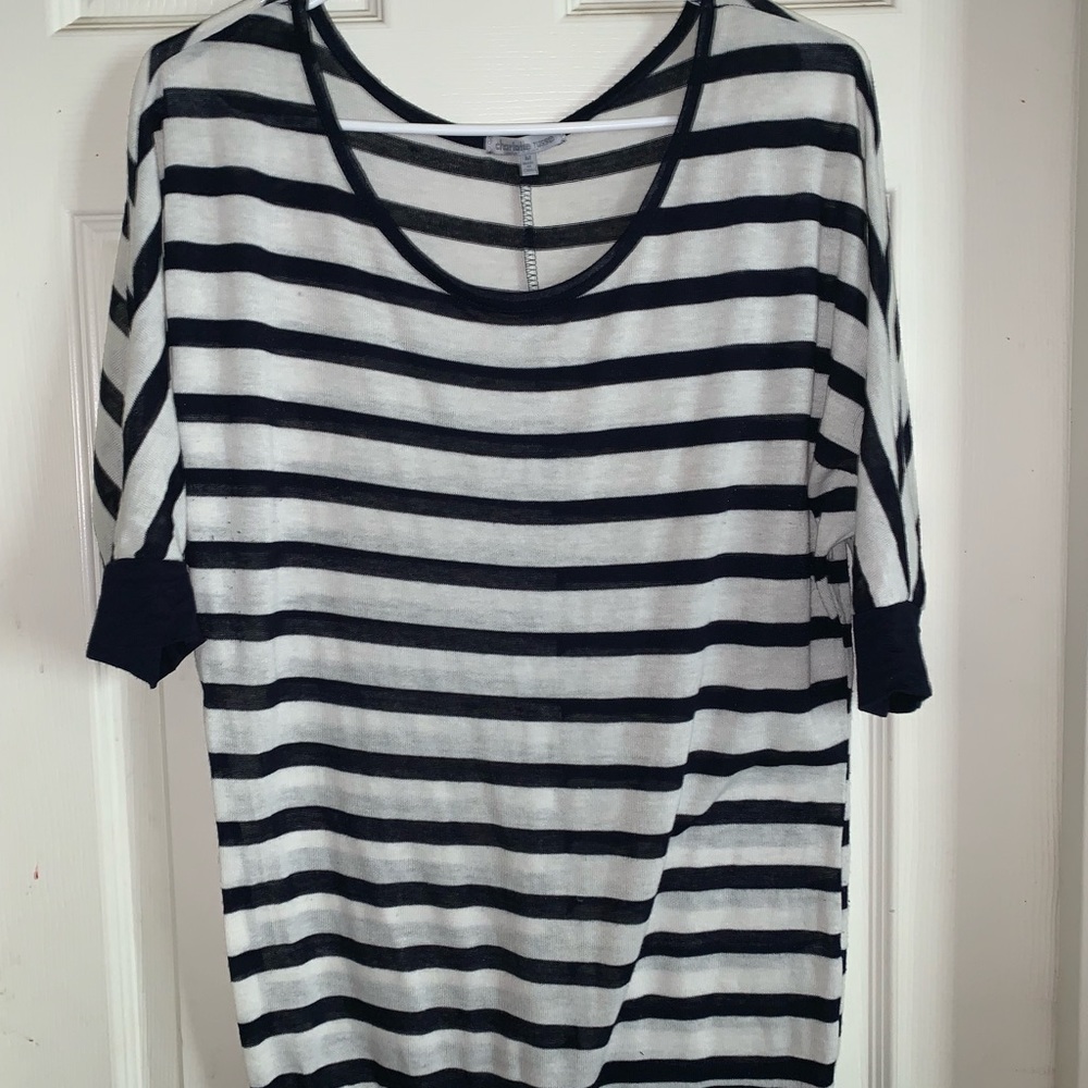 Stripped sweater.